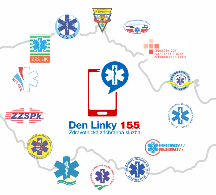 Den linky 155 logo mapa